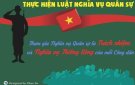 Nghĩa vụ quân sự là nhiệm vụ thiêng liêng cao quý   đối với mỗi công dân Việt nam